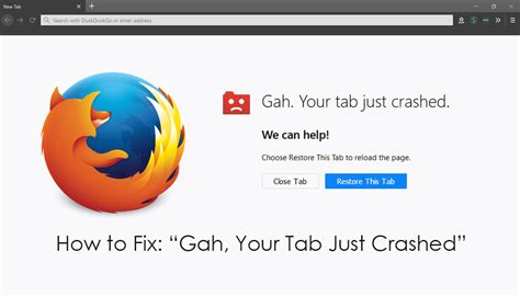 foxgah|Gah! your tab just crashed .